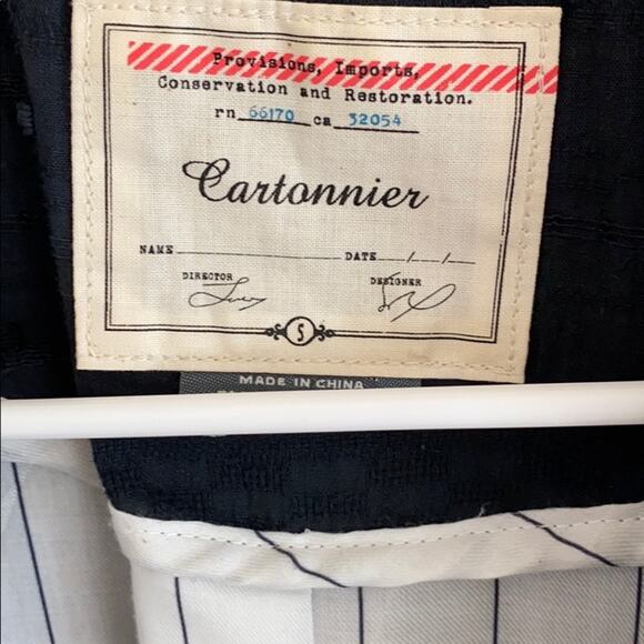 Anthropologie Cartonnier long single button oversized blazer - Picture 4 of 8